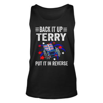 Back Up Terry Put It In Reverse Firework 4Th Of July Family Unisex Tank Top - Monsterry DE