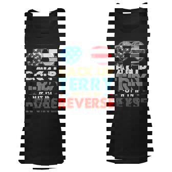 Back Up Terry Put It In Reverse Glasses Us Flag 4Th Of July Unisex Tank Top - Thegiftio