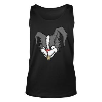 Bad Rabbit Drawing Hunting Clothing Bad Easte Unisex Tank Top - Monsterry DE