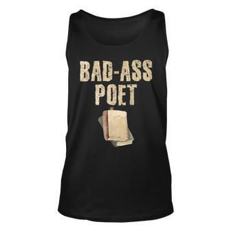 Badass Poets Poetry And Poems Poet Book Lover Unisex Tank Top | Mazezy
