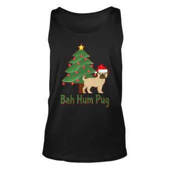 Bah Hum Pug Awesome Thanksgiving Gif Unisex Tank Top - Monsterry AU