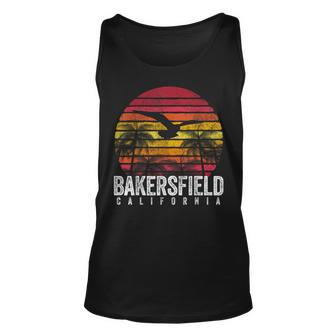 Bakersfield California Ca Vintage Retro Distressed California And Merchandise Tank Top | Mazezy