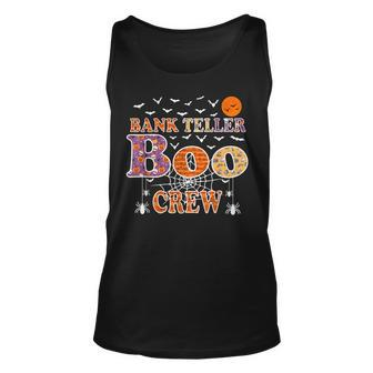 Bank Teller Boo Crew Halloween Costume Tank Top - Monsterry