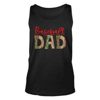 Baseball Dad Camouflage Fathers Day Baseball Lover For Dad Tank Top | Mazezy DE