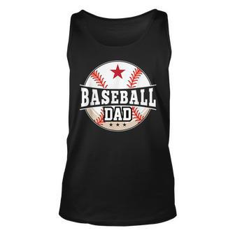 Baseball Dad For Dad Fathers Day Baseball Lovers Tank Top | Mazezy CA