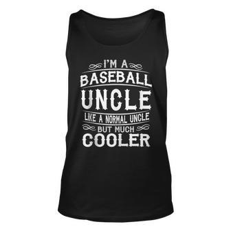 Baseball Uncle Cool Baseball Gift Unisex Tank Top | Mazezy