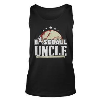 Baseball Uncle Fathers Day Unisex Tank Top | Mazezy