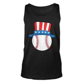 Baseball Uncle Sam Hat Cool 4Th Of July Usa Flag Umpire Tank Top | Mazezy