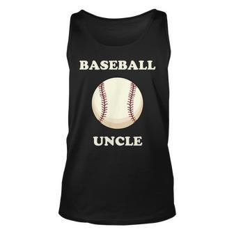 Baseball Uncle Sports Season Proud Uncle Unisex Tank Top | Mazezy