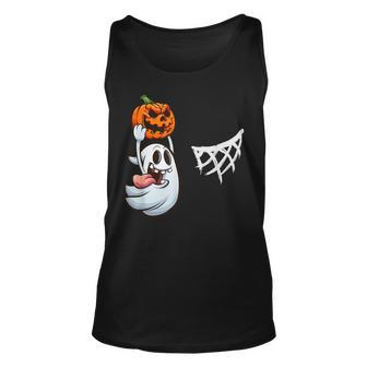 Basketball Ghost Pumpkin Basketball Halloween Costume Basketball Tank Top | Mazezy