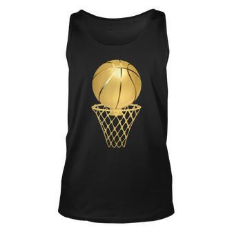 Basketball Player Trophy Game Coach Sports Lover Basketball Tank Top | Mazezy