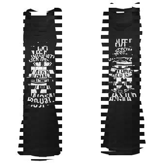 Bass Guitar Never Underestimate An Old Ma Guitar Sayings Unisex Tank Top - Seseable