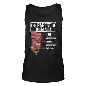 Bbq And Grill Meat Steak Fathers Day Gift For Mens Unisex Tank Top | Mazezy
