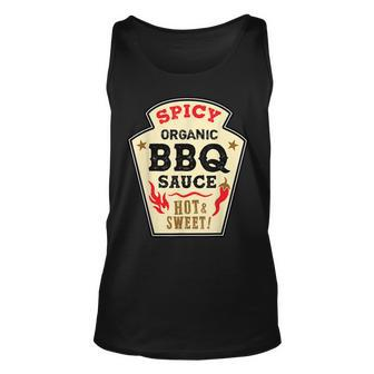 Bbq Sauce Hot Spicy Grill Ketchup Barbeque Halloween Costume Gift For Women Unisex Tank Top - Thegiftio UK