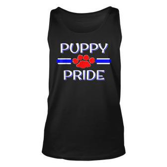 Bdsm Puppy Fetish Pride Human Pup Play Dom Sub Kink Gift Unisex Tank Top | Mazezy