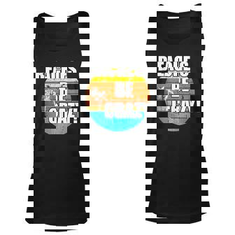 Beaches Be Crazy Vacation Beach Vintage Vacation Tank Top | Mazezy