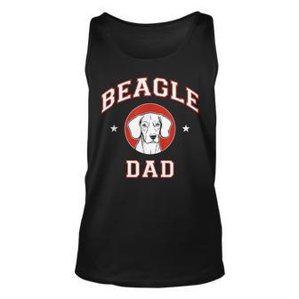 Beagle Dad Dog Father Unisex Tank Top | Mazezy