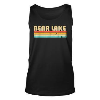 Bear Lake Utah Funny Fishing Camping Summer Unisex Tank Top - Seseable