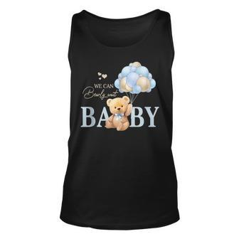 We Can Bearly Wait Gender Neutral Baby Shower Decorations Tank Top | Mazezy