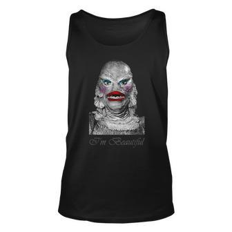 I Am Beautiful Creature Of The Black Lagoon Flick I Am Tank Top | Mazezy