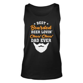 Beer Best Bearded Beer Lovin Shiba Inu Dad Funny Dog Lover Humor Unisex Tank Top - Monsterry