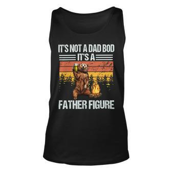 Beer Funny Bear Beer Drinker Its Not A Dad Bod Its Father Figure16 Unisex Tank Top - Monsterry