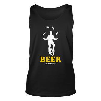 Beer Funny Beer Juggling Beer Bottles Juggler Unisex Tank Top - Monsterry