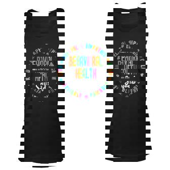 Behavioral Health Squad Specialist Behavior Analyst Unisex Tank Top | Mazezy