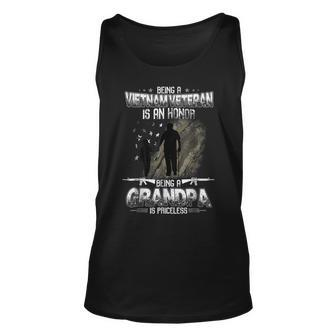Being A Viet Nam Veteran Is An Honor Funny Unisex Tank Top | Mazezy