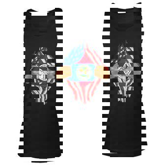 Belizean Blood Inside Me | Belize Flag Gift Unisex Tank Top | Mazezy