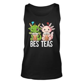 Bes Teas Boba Tea Best Friend Bubble Tea Unisex Tank Top | Mazezy