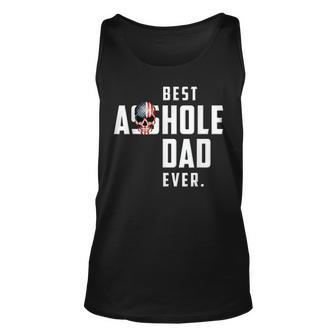 Best Asshole Dad Ever Funny Gift For Dad Unisex Tank Top | Mazezy
