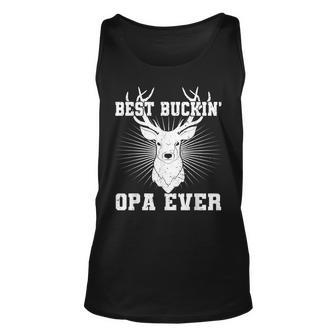 Best Buckin Opa Ever Hunting Hunter Fathers Day Gift Unisex Tank Top | Mazezy