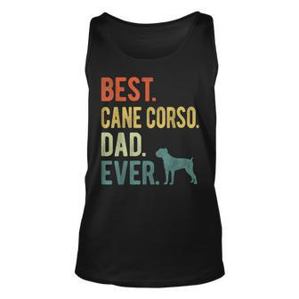 Best Cane Corso Dad Ever Dog Daddy Fathers Day Unisex Tank Top - Seseable