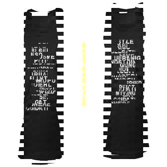 Best Dad Ever Funny Fathers Day Men Husband Gift For Mens Unisex Tank Top - Thegiftio UK