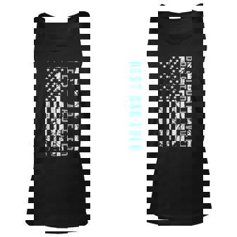 Best Dad Ever Us American Flag Air Fighter Jet Fathers Day Unisex Tank Top | Mazezy