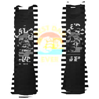 Best Dad Ever Vintage Fist Bump Men Fathers Day Dad Unisex Tank Top - Thegiftio UK