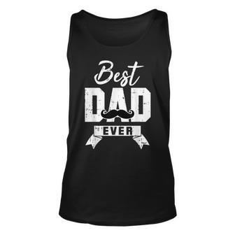 Best Daddy Awesome Dad Mustache Fathers Day Outfit Unisex Tank Top | Mazezy DE