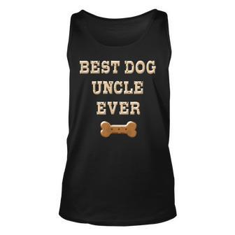 Best Dog Uncle Ever Funny Favorite Uncle Dog Fathers Day Unisex Tank Top