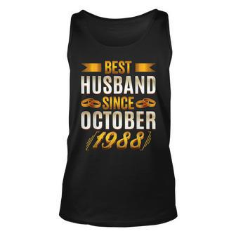 Best Husband Since October 1988 32Nd Anniversary Tank Top | Mazezy