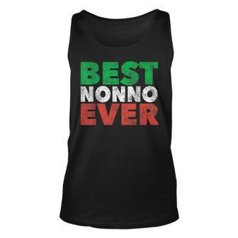 Best Nonno Ever Italian Grandpa Grandfather Gifts Novelty Unisex Tank Top | Mazezy