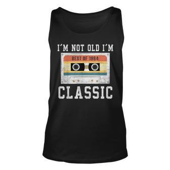 Best Of 1984 39 Year Old Gifts Men Bday 39Th Birthday 1984 Unisex Tank Top - Seseable