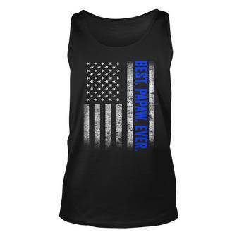 Best Papaw Ever Us Amarican Flag Dad Grandpa Fathers Day Tank Top | Mazezy AU