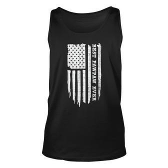 Best Pawpaw Ever American Flag Funny Fathers Day Unisex Tank Top - Seseable