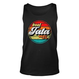 Best Tata Ever Fathers Day Grandpa Vintage Retro Cool Tank Top | Mazezy