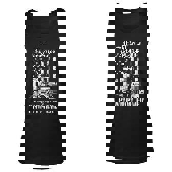 Best Truckin Pawpaw Ever Flag Fathers Day Unisex Tank Top | Mazezy