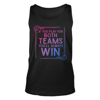 Bi Flag Pride Month Bisexuality Pride Gift Funny Bisexual Unisex Tank Top | Mazezy