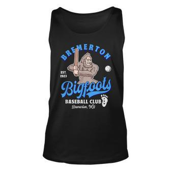 Bigfoot Baseball Retro Minor League Baseball Team Baseball Tank Top | Mazezy