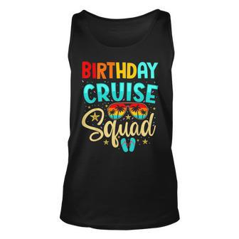 Birthday Cruise Squad Cruising Vacation Funny Crew  Unisex Tank Top