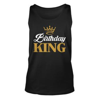 Birthday King | Birthday Unisex Tank Top | Mazezy
